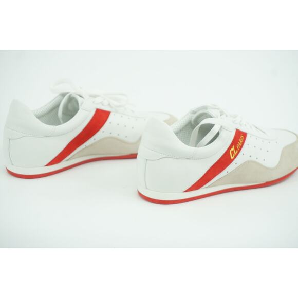 Christian Louboutin My K Low Donna Flat Leather Sneakers SZ 36.5 White NIB - Picture 5 of 11